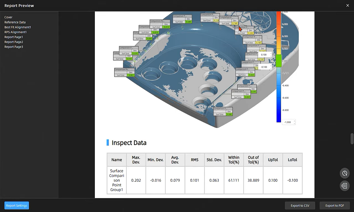 Software Shining3D Inspect